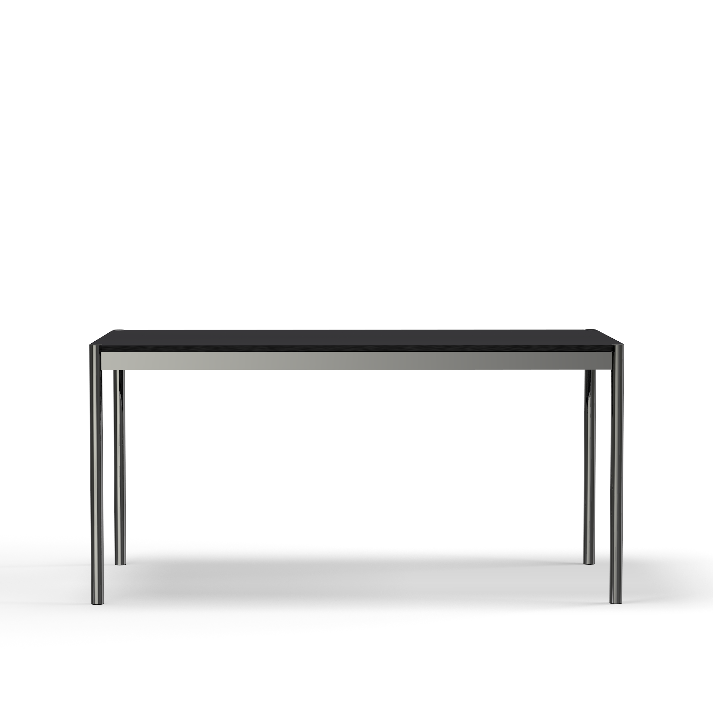 USM Haller table black linoleum (T69)